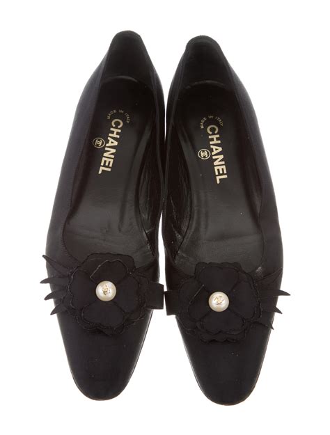 chanel camellia flats